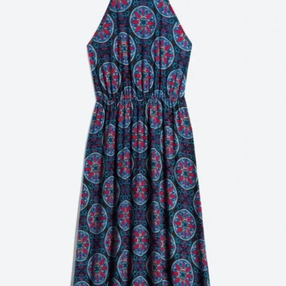 French Gray Maxi Dress